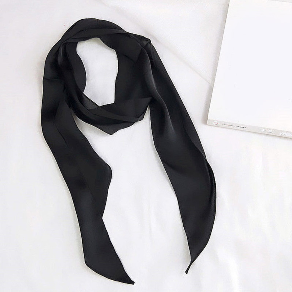 Silk Oblong Scarf Head Tie Wrap